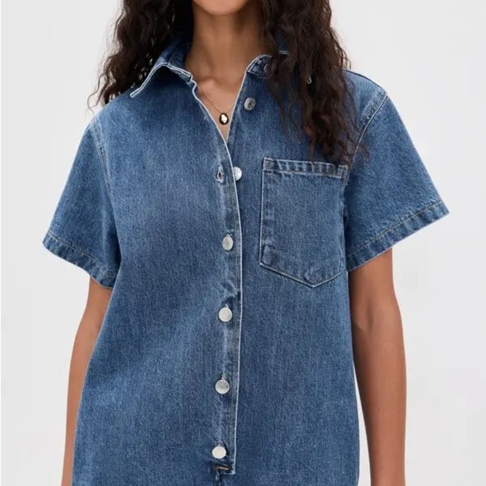PARKE denim romper